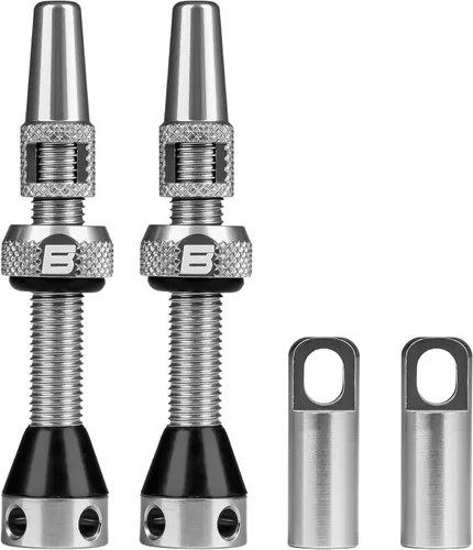 Miniatura 17 de BWSHLF Vástago de Válvula Sin Cámara Presta 40/44/55/60/65/70/80/100 mm, Kit de Vástago Presta de Aleación Super Ligera con Herramienta