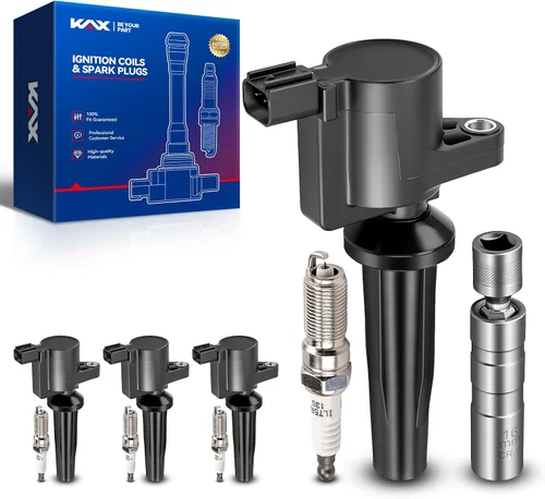 Miniatura 28 de Bobina de encendido KAX UF303 Paquete de 6 unidades Compatible con Trailblazer, Envoy XL, H3, Trailblazer EXT, Rainier, i-370, i-350, i-290, i-280