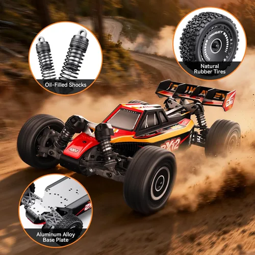 Miniatura 6 de 1/12 Coches RC Sin Escobillas para Adultos, Coche de Control Remoto para Máxima Velocidad de 50 MPH 4X4 RC Buggy de Carreras de Alta Velocidad