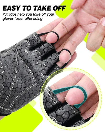 Miniatura 4 de Tanluhu - Guantes de ciclismo para hombre y mujer