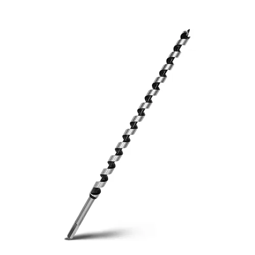 Miniatura 20 de Broca helicoidal de 0.94 x 11.8 pulgadas para madera, broca helicoidal con vástago hexagonal para madera blanda, madera dura, plástico