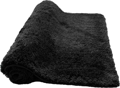 Miniatura 12 de CozeCube Tapetes de baño circulares de vellón para baño, esponjosos, absorbentes, de microfibra de secado rápido, antideslizantes, lavables