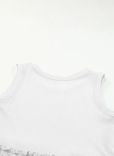 Miniatura 7 de blibean Vestido de verano sin mangas para niñas, trajes cómodos talla 4-13 años