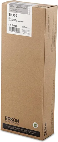 Epson UltraChrome HDR Cartucho de tinta - 23.7 fl oz negro claro claro (T636900)