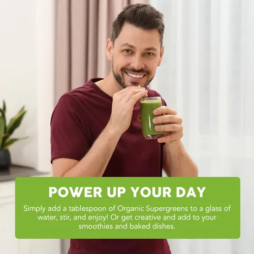 Miniatura 6 de Paleovalley Organic Supergreens - Superalimento orgánico en polvo de verduras para apoyo inmunológico - Mezcla de polvo verde paleo - 30 porciones