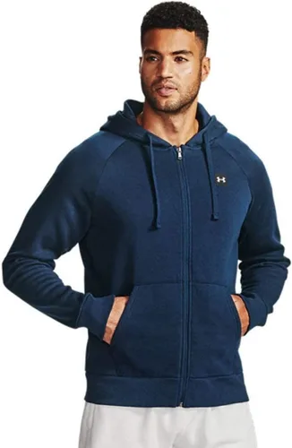 Miniatura 5 de Under Armour Rival - Sudadera de vellón para hombre, con capucha y cierre con cremallera completa