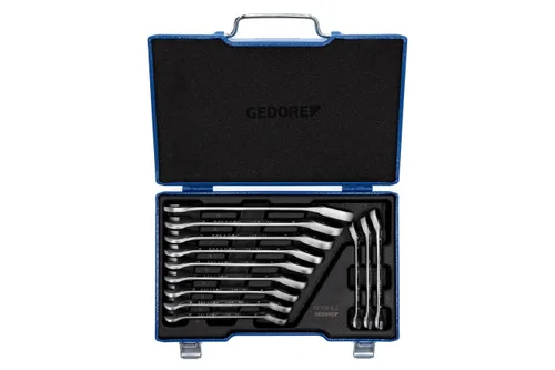 GEDORE 7 UR-012 Juego de llaves de trinquete combinadas, reversibles 12 piezas 0.315-0.748 in
