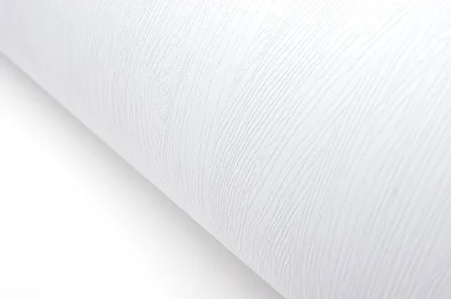 Miniatura 6 de Papel de vinilo autoadhesivo, con textura patrón de madera, extraíble, VBS841 Blanco