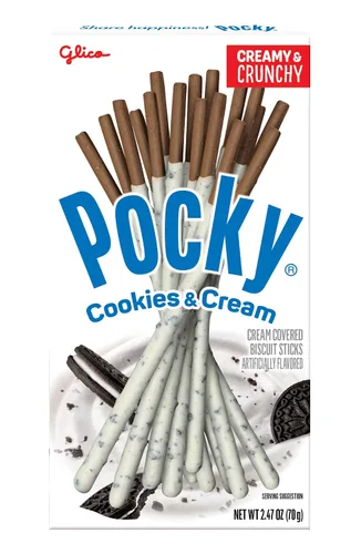 Miniatura 3 de Pocky Palitos de galletas cubiertos de crema de té verde matcha, 1.41 onzas (paquete de 20)