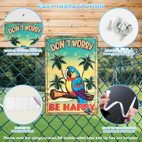 Miniatura 5 de Tiki Bar Decor - Letreros de lata para decoración de bares, patio, porche, patios o decoración de habitación (8 x 12 pulgadas)