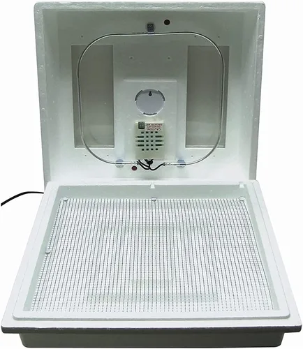 Farm Innovators 2100 - Incubadora de aire inmóvil calentado para 4 docenas de huevos con higrómetro integrado, circuito de estado sólido y 2