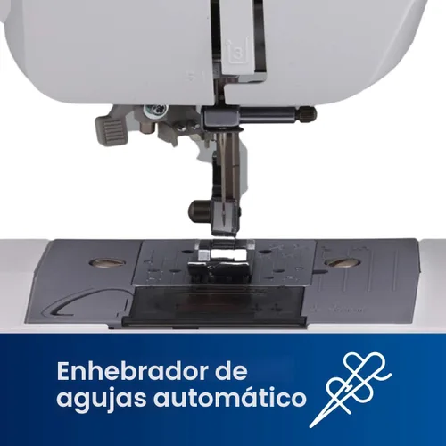 Miniatura 4 de Máquina de coser Brother XM2701 liviana, con todas las funciones, con 27 puntos, función automática para hacer ojales en 1 paso, 6 pies de costura