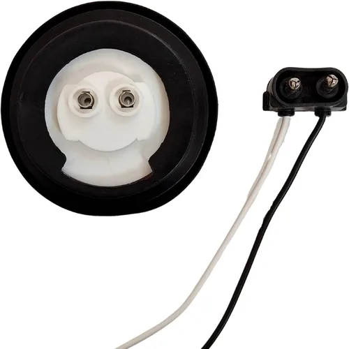Miniatura 5 de All Star Truck Parts 10 unidades de luz LED redonda de 2 pulgadas con espacio para marcador lateral [13 LED]