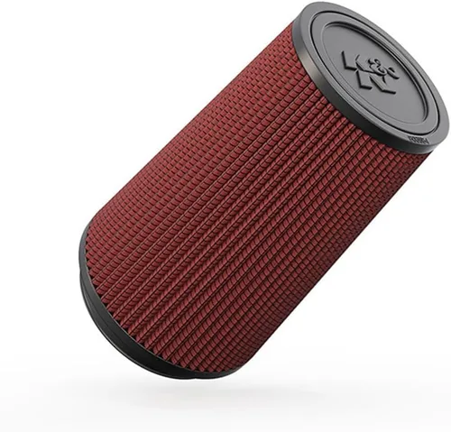 K&N, filtro de aire universal RU-3130 con sistema de abrazaderas cónicas, medidas: brida 3,5 pulgadas; altura 7 pulgadas; base 4,625 pulgadas; parte