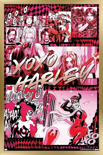 Miniatura 15 de Trends International DC Comics - Póster de pared de Harley Quinn, Good To Be Bad, 14.725 x 22.375 pulgadas, versión enmarcada plateada Versión