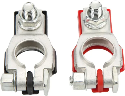 Miniatura 2 de Pissente Conjunto de terminal de batería 243407F000 Positivo 243407F001 Reemplazo negativo para 350Z 370Z Altima Armada con tuerca