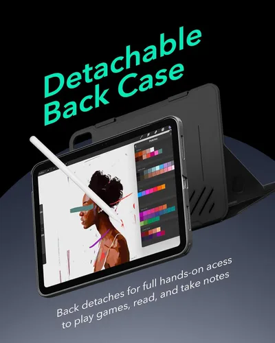 Miniatura 6 de ESR Funda para iPad A16, Funda para iPad de 11ª/10ª Generación (2025/2022), Cubierta Magnética Extraíble, Soporte Ajustable Vertical/Horizontal