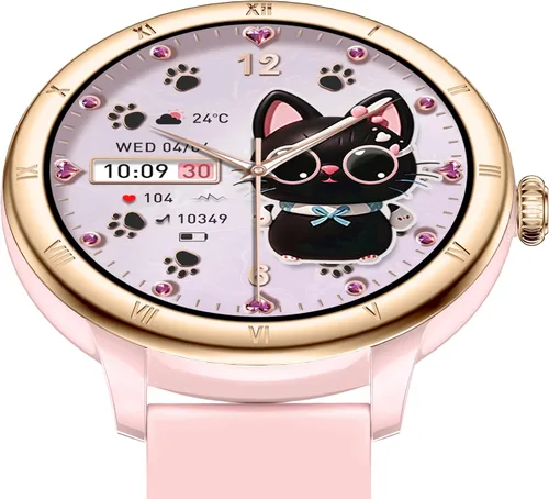Miniatura 13 de Reloj inteligente para mujer, monitor de fitness HD de 1.27 pulgadas (respuesta/haz llamadas) con más de 110 modos deportivos/frecuencia
