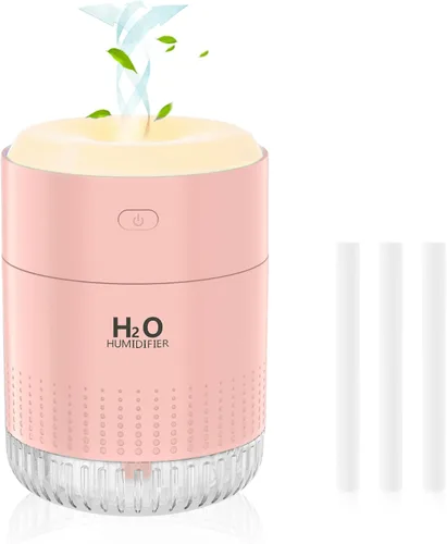 Miniatura 11 de Humidificadores pequeños para dormitorio de 11.8 fl oz, mini humidificador portátil para plantas de viaje, humidificador para plantas de dormitorio