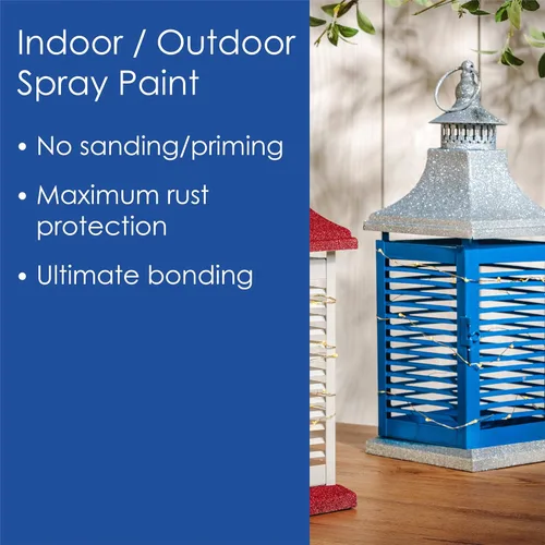 Miniatura 3 de Krylon Fusion All-In-One K02716007- Pintura en aerosol para uso en interiores y exteriores, azul patriótico brillante, 12 onzas (paquete de 2)