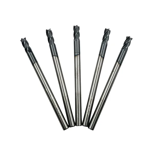 Miniatura 13 de joleully Fresa de Extremo Cuadrado de Carburo de 1/2", HRC 45 Grados Extremo Único 4 Flautas Recubrimiento AlTiN Brocas de Fresado