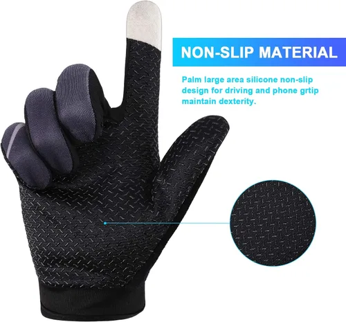 Miniatura 5 de Accmor Guantes para Pantalla Táctil para Ciclismo - Tamaño Grande para Niños, Deporte para Hombres, Mujeres, Adolescentes, Pesca, Respirables