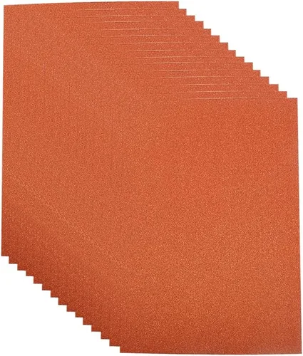 Miniatura 7 de Cartulina con purpurina, 250 GSM, 15 hojas, papel con purpurina para manualidades, decoración de cumpleaños y bodas, caja de regalo y otros Azul