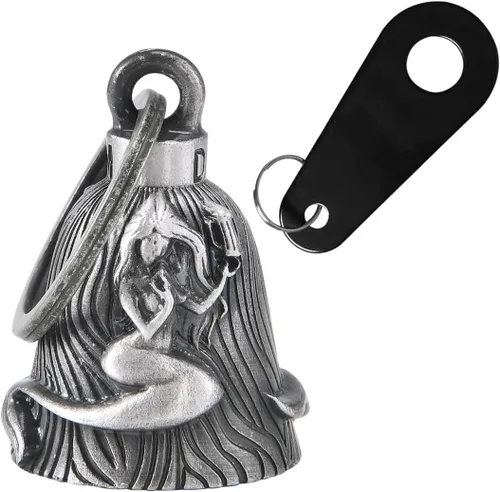 Miniatura 11 de Campana de motocicleta con colgador para motociclista, campanas de motociclista de buena suerte y accesorios de motocicleta, campana de la suerte