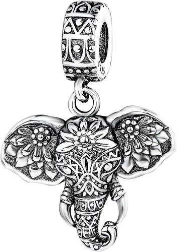 Miniatura 130 de LUXILLA Abalorio de plata de ley 925 para madre, hija, abuela, para familia, amor, madre, hija, abuela, para pulseras, collares, dijes, abalorios