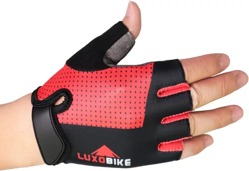 Miniatura 8 de LuxoBike - Guantes de ciclismo, guantes de bicicleta de montaña, guantes de bicicleta Antideslizante, absorción de golpes, acolchado, transpirable
