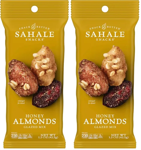 Miniatura 8 de Sahale Snacks - Mezcla glaseada de pacanas al ron y bananas, 4 onzas (paquete de 6)