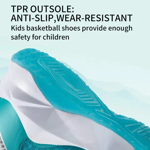 Miniatura 4 de Tenis para básquetbol para niños, tenis deportivos para niñas y niños, tenis para entrenamiento para la escuela, antideslizantes, tenis