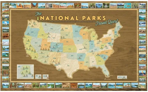 Miniatura 2 de Póster de Travel Quest de parques nacionales