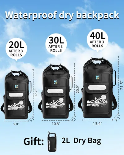 Miniatura 5 de Mochila Bolsa Seca IDRYBAG Negro