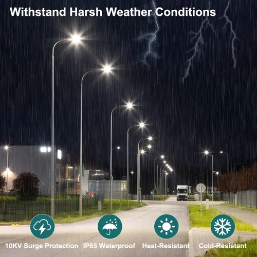 Miniatura 7 de kadision Luz LED de estacionamiento con fotocélula del atardecer al amanecer, 150W/100W/75W ajustable 22500lm (150lm/W) 5000K 100-277V, ajuste
