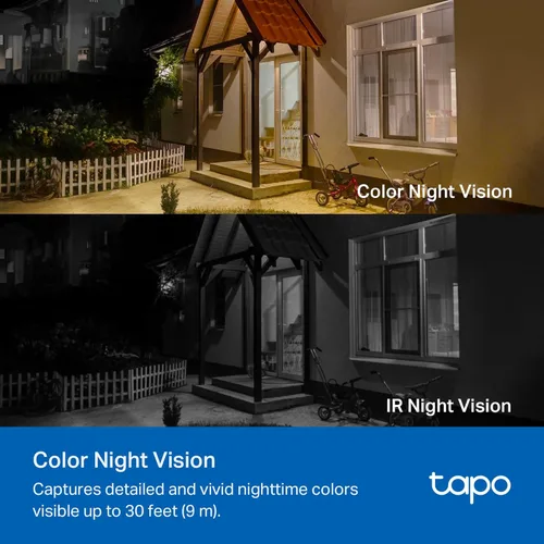 Miniatura 6 de Tapo de TP-Link Cámara de seguridad inalámbrica para exteriores, 1080P, hasta 180 días de vida de la batería, detección gratuita de personas, Negro