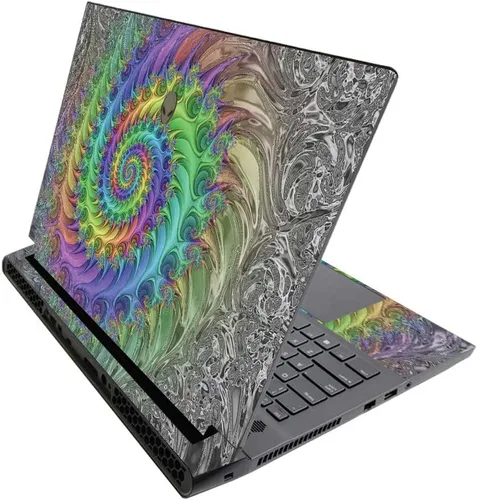 Miniatura 250 de MightySkins - Skin brillante con purpurina para Alienware M17 R3 (2020) y M17 R4 (2021) - Diversión de los años 90 Acabado duradero con purpurina