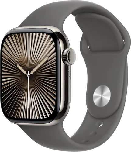 Miniatura 17 de Apple Watch Series 10 [GPS 42 mm] Smartwatch con caja de aluminio negro brillante y correa deportiva negra - M/L. Rastreador de fitness, aplicación