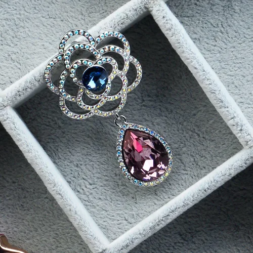 Miniatura 5 de Oirlv - Bandejas de terciopelo apilables para joyas organizador de joyas bandejas de almacenamiento