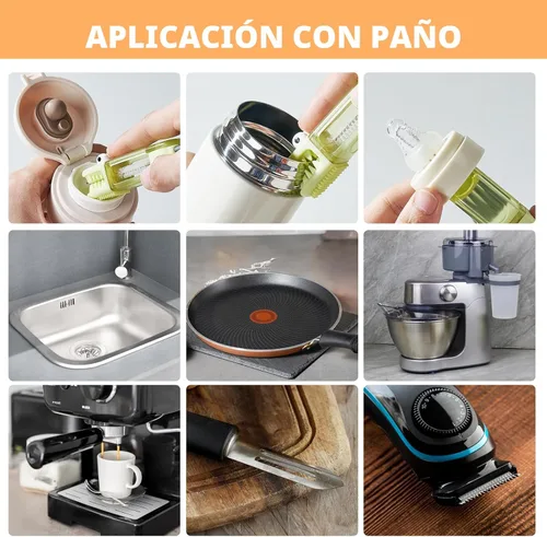 Miniatura 7 de Juego de cepillos de limpieza de ranuras de tapa de taza 3 en 1, cepillo multifuncional para limpiar botellas, limpiador de silicona para ranuras