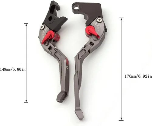 Miniatura 2 de Palancas de embrague de freno extensible para motocicleta CNC 3D Rhombus para BMW F650GS F 650 Gs 2008-2012 F800R 2009-2018 Palanca de embrague