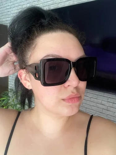 Miniatura 3 de PORADAY Gafas de sol cuadradas grandes de moda para mujeres y hombres, marco grueso negro de lujo, gafas de sol modernas con montura grande