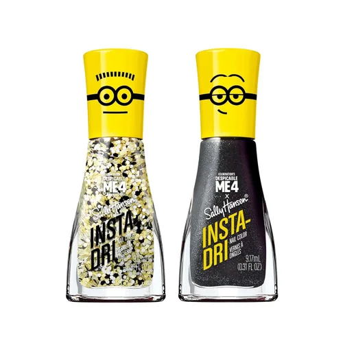 Miniatura 32 de Sally Hansen Insta-Dri Esmalte de uñas Secado rápido, larga duración, brillo sin rayas Transparente, Brillo 104 centelleo, centelleo