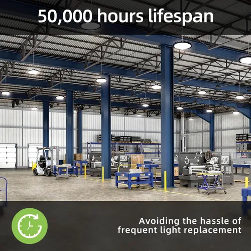 Miniatura 5 de 150W Luz LED UFO de Alta Bahía, 20250lm 5000K Luz LED UFO de Alta Bahía para Tienda [Equivalencia 450W MH/HPS] 100-277V IP65 Iluminación Comercial