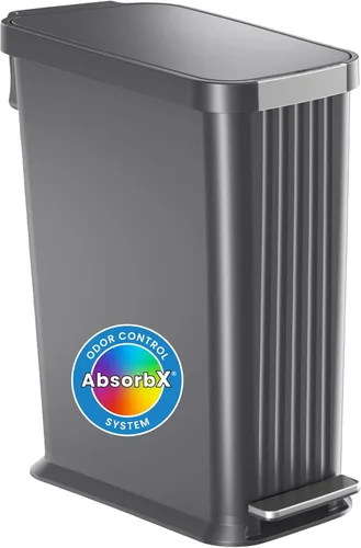 Miniatura 15 de iTouchless SoftStep - Bote de basura de acero inoxidable, 13.2 galones, sistema de filtro de olores, pedal y tapa con cierre silencioso y fino