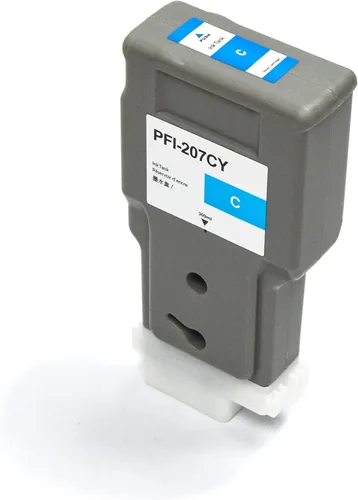 PFI-207 PFI-207C - Cartucho de tinta de 10.1 fl oz compatible con impresoras Canon ImagePrograf iPF680 iPF685 iPF780 iPF785 (cian, 1 unidad)
