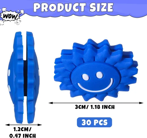 Miniatura 2 de Leitee 30 piezas de lindo amortiguador de tenis divertido raqueta de tenis vibración, amortiguador de raqueta de silicona suave para regalo