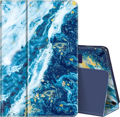 Miniatura 30 de Fintie - Funda tipo libro para tableta Amazon Fire HD 10 y Fire HD 10 Plus (solo compatible con versión de 11ª generación 2021), Funda de pie