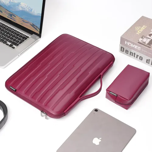 Miniatura 2 de DOMISO Fundas de 17.3 pulgadas adaptadas para computadoras, resistente al agua, a prueba de golpes, con asa y bolsa de accesorios, compatible