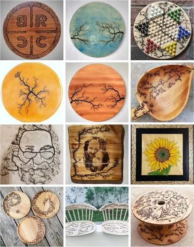 Miniatura 9 de Lichtenberg Máquina 10kV 30mA Transformador de señal de neón fractal Máquina de quemar madera quemadora dispositivo de neón Fuente de alimentación